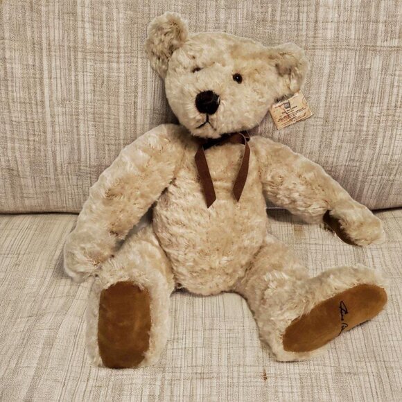 #LE004 Russ Berrie 20" Bears From the Past Brentton 1999 Limited Edition Plush - Picture 1 of 10